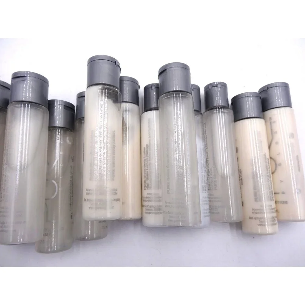 PURE BY GLOSS Travel Size X 18 ‎ Lot Shampoo Conditioner Body Wash Lotion 28mL